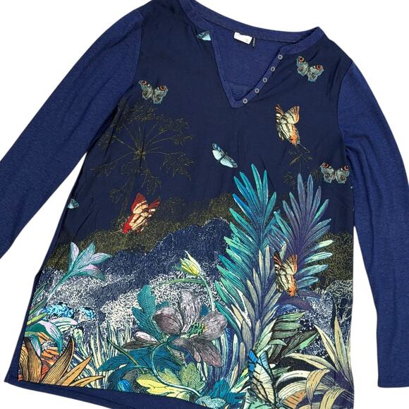 Anthropologie Akemi + Kin Fauna Butterfly Blouse - Picture 7 of 8